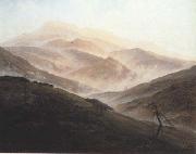 Caspar David Friedrich Memory of the Riesengebirge (mk10) oil on canvas